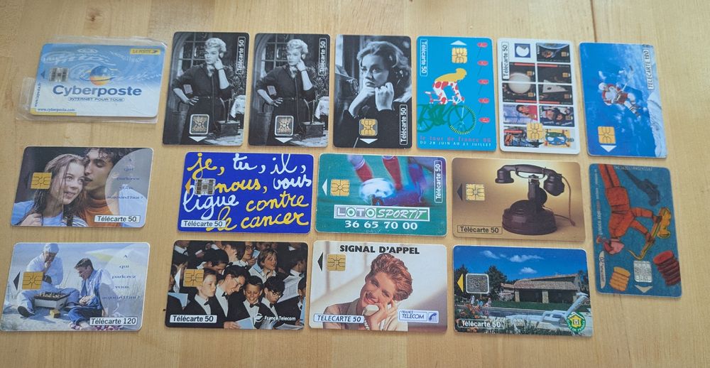 Lot De 30 Cartes Téléphoniques Françaises – Française Des Jeux, Eurostar, Pathé...