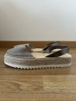 Menorquinas / Sandale (Leder, Gr. 39, Plateau 3-4 cm, beige)