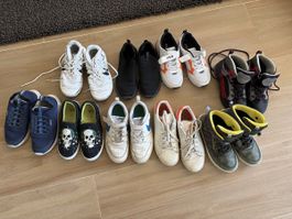 Lots  of boys shoes, sandals
