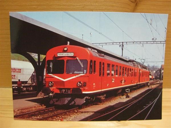 Ansichtskarten: AK VHB Pendelzug in Huttwil – Neu (gemäss Beschreibung) aus Malters von Marosko