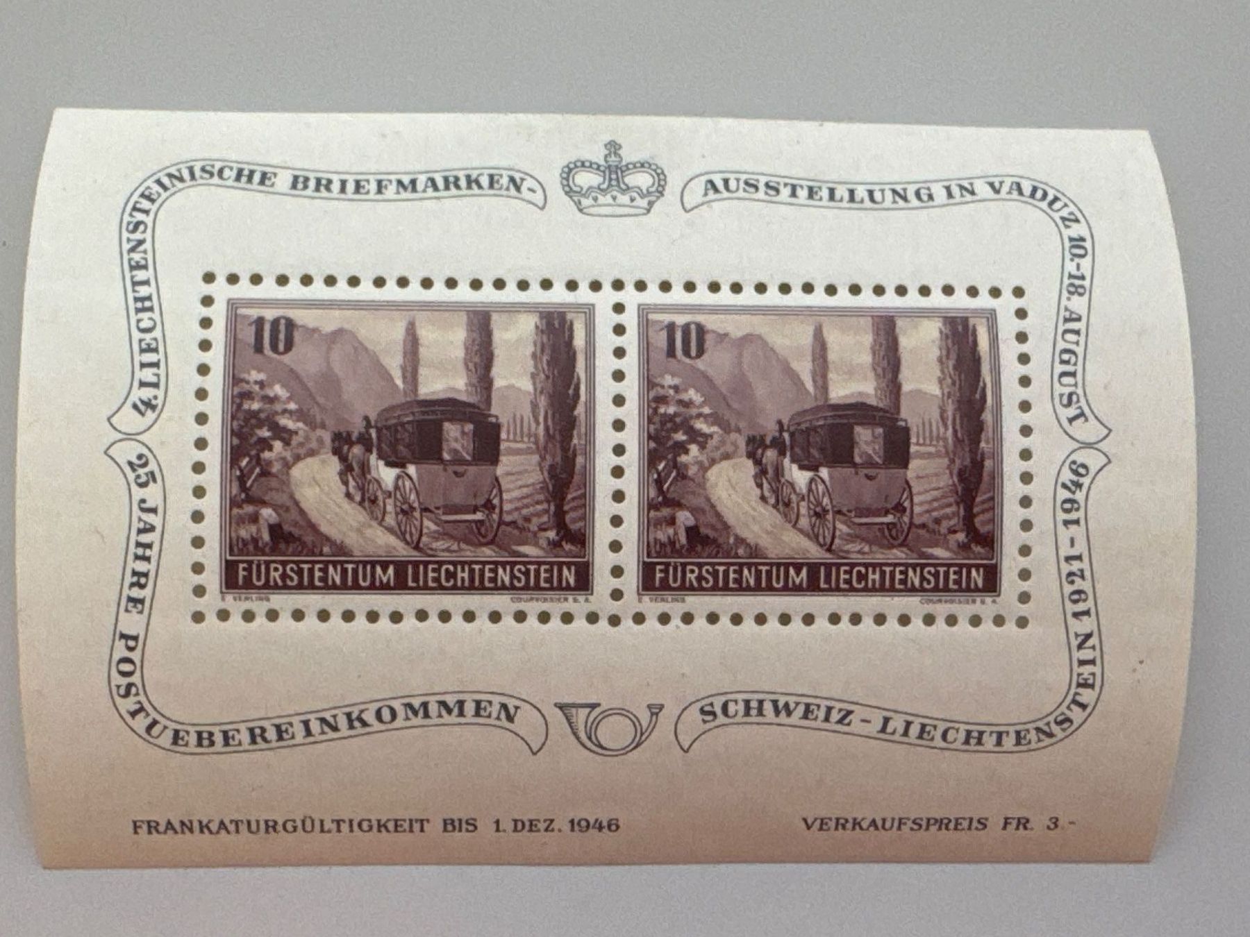 Alle Briefmarken: 1946 ZNr. Block W19 * – Gebraucht aus Küssnacht am Rigi von POSTOMASTER