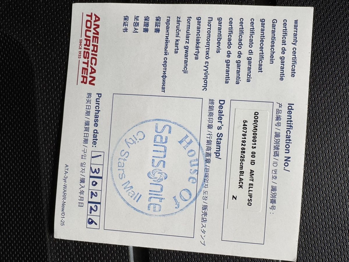 Samsonite Reisekoffer: Valise Samsonite noire - taille moyenne-3 ans garantie – Neu (gemäss Beschreibung) aus Genève von inf_2ggr 4
