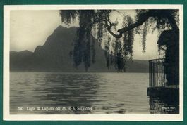 Lago di Lugano e Monte S.Salvatore,1925, gelaufen
