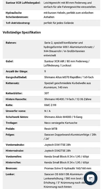 Biciclette: Kinder MTB 24 Zoll Hardtail – Usato da Elsau venduto da bstudler 3