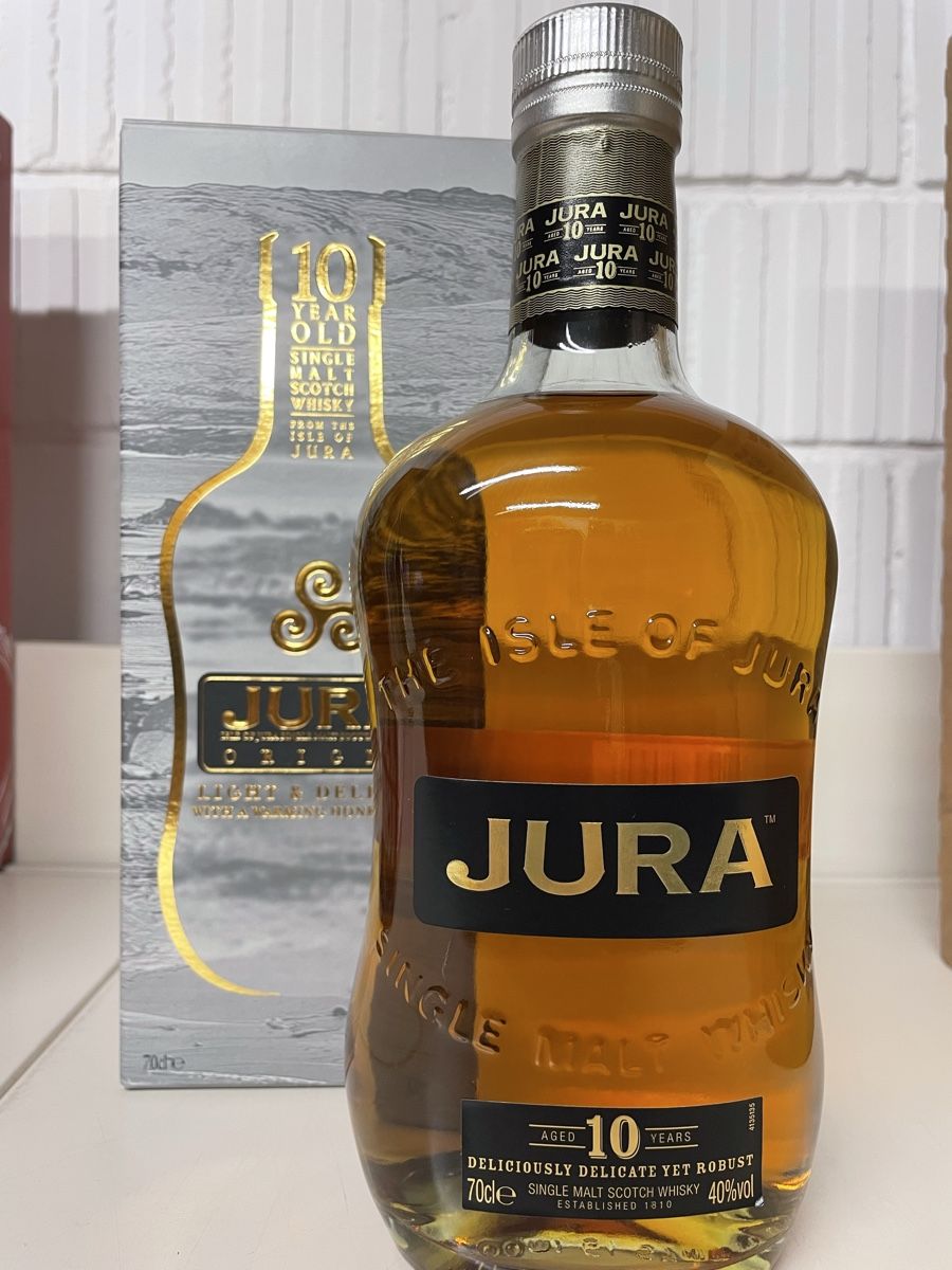 Jura Bevande alcoliche: Jura Single Malt 10 Years – Nuovo e nell'imballaggio originale da Hasle LU venduto da gandhi60