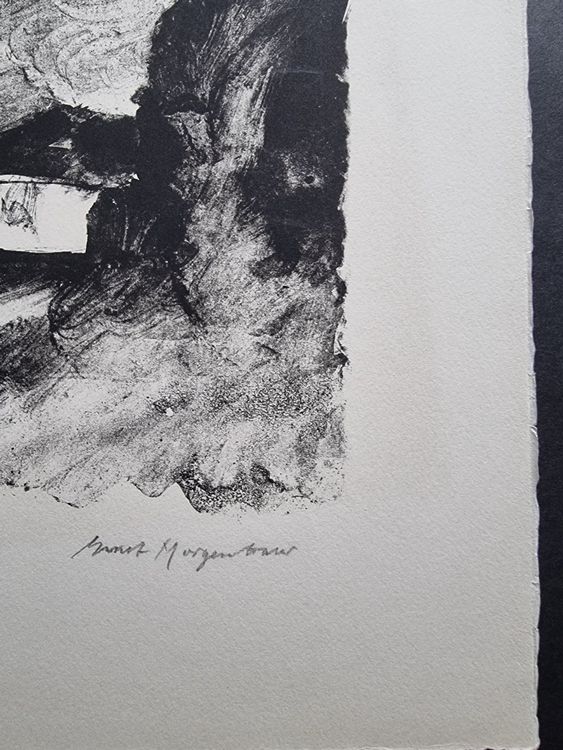 ERNST MORGENTHALER LITHOGRAPHIE SIGNIERT NUMMERIERT 3