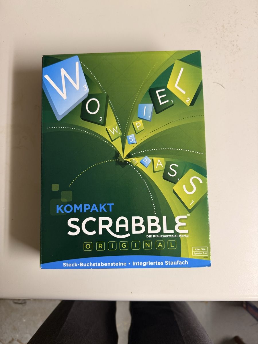 Giochi: Scrabbel kompakt – Nuovo e nell'imballaggio originale da Mühleberg venduto da Slashi