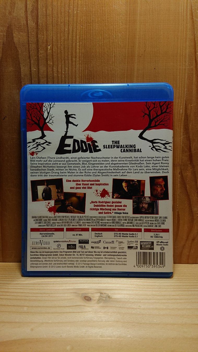 Tutti i DVDs: EDDIE The Sleepwalking Cannibal Blu-Ray – Usato da Wilderswil venduto da Exebub 1