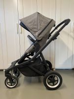 Thule Sleek Kinderwagen – gepflegt, mit Babywanne & Zubehör