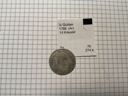 Freiburg 1/4 Gulden 1788