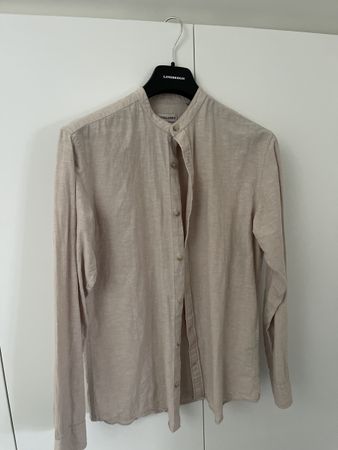 Jack&Jones Leinenhemd, Grösse L Beige - Top Zustand!