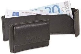 Geldbörse Mini mit Hartgeldfach Quer N101 Echte LM/ Platino