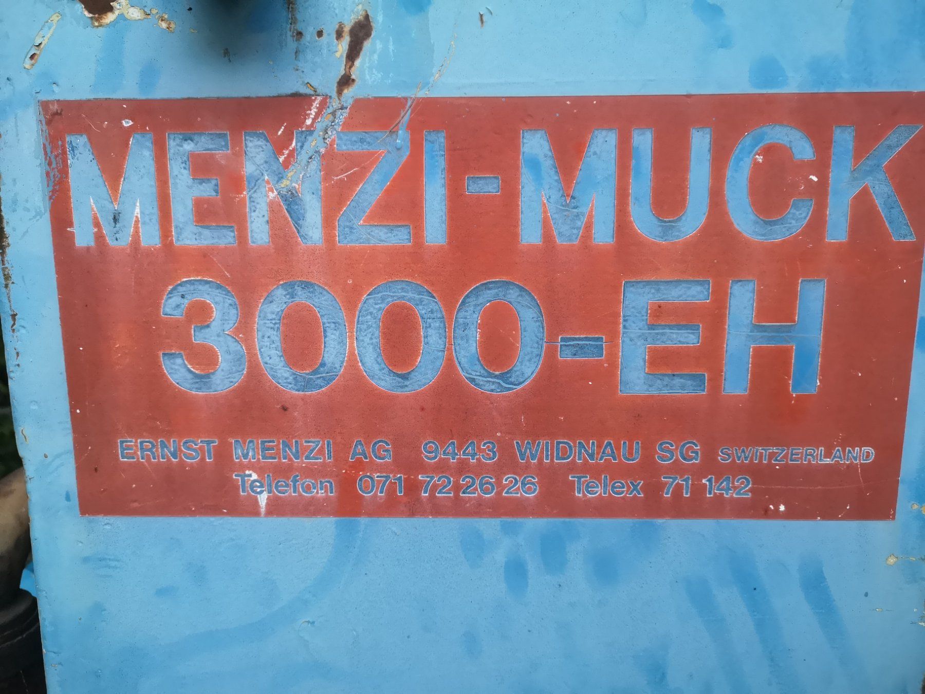 Menzi Muck Escavatori: Menzi Muck 3000EH ab Platz – Difettoso da Conters venduto da Fer_k9f6 4