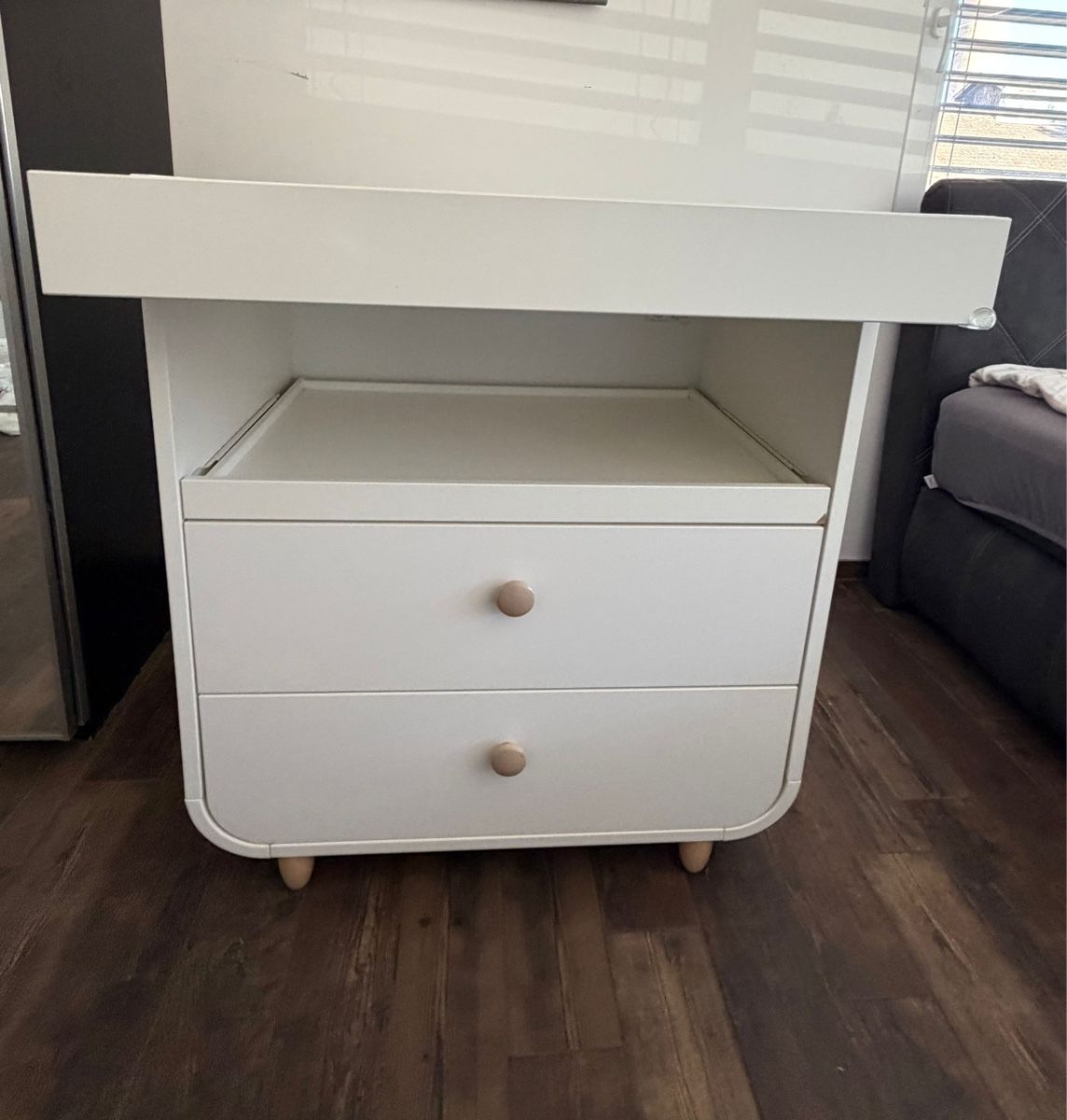 Ikea Fasciatoi & Accessori: Wickeltisch Kommode weiss mit 2 Schubladen gebraucht – Usato da Spreitenbach venduto da BeaW07
