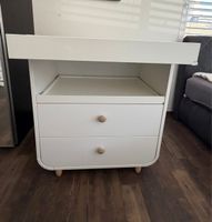 Wickeltisch Kommode weiss mit 2 Schubladen gebraucht