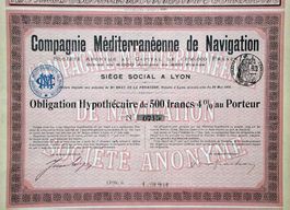 Compagnie Méditerranéenne de Navigation SA, Lyon - 1906
