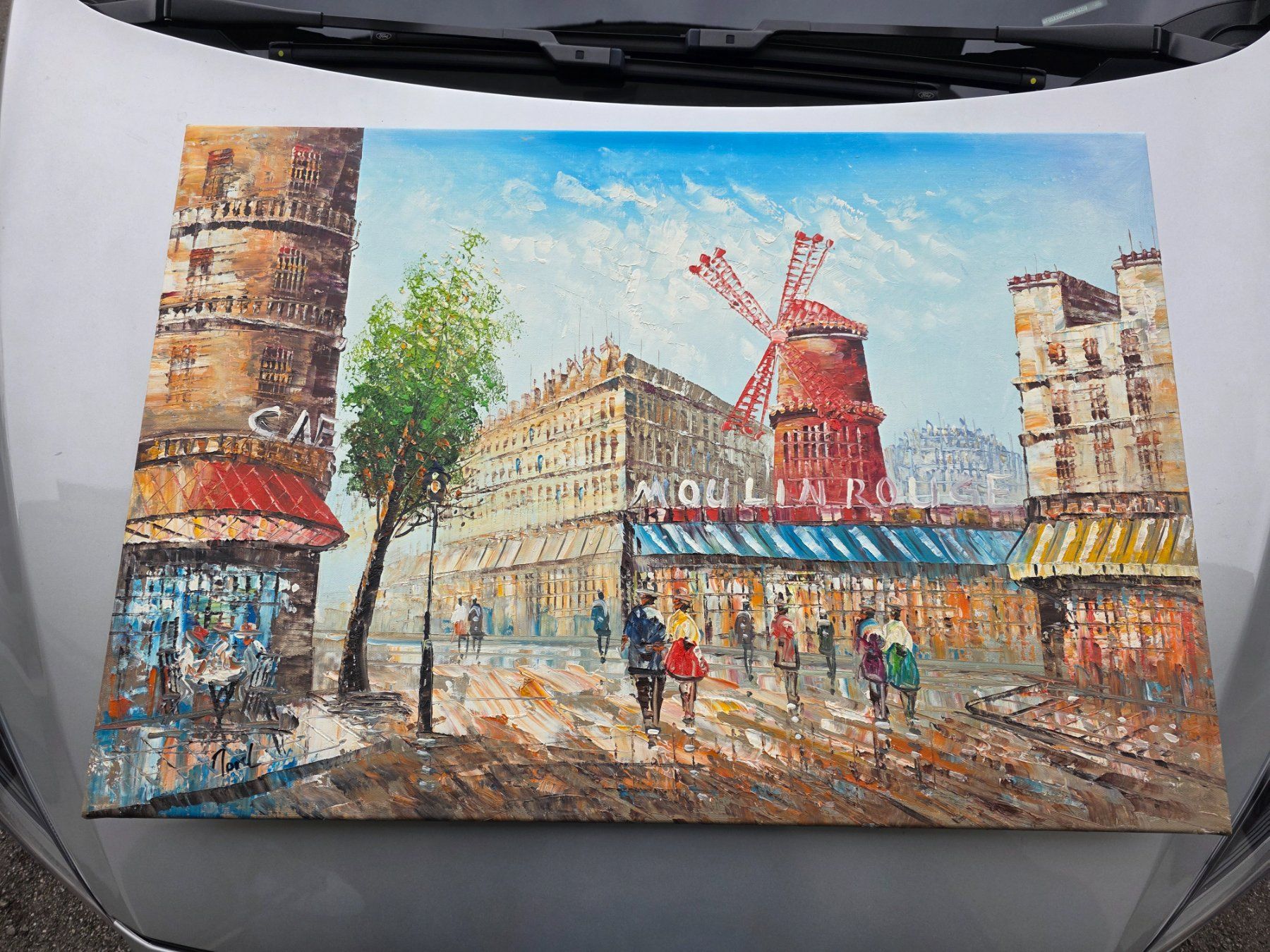 Dipinti: Ölgemälde Moulin Rouge aus Paris – Usato da Basel venduto da phi_f5yh