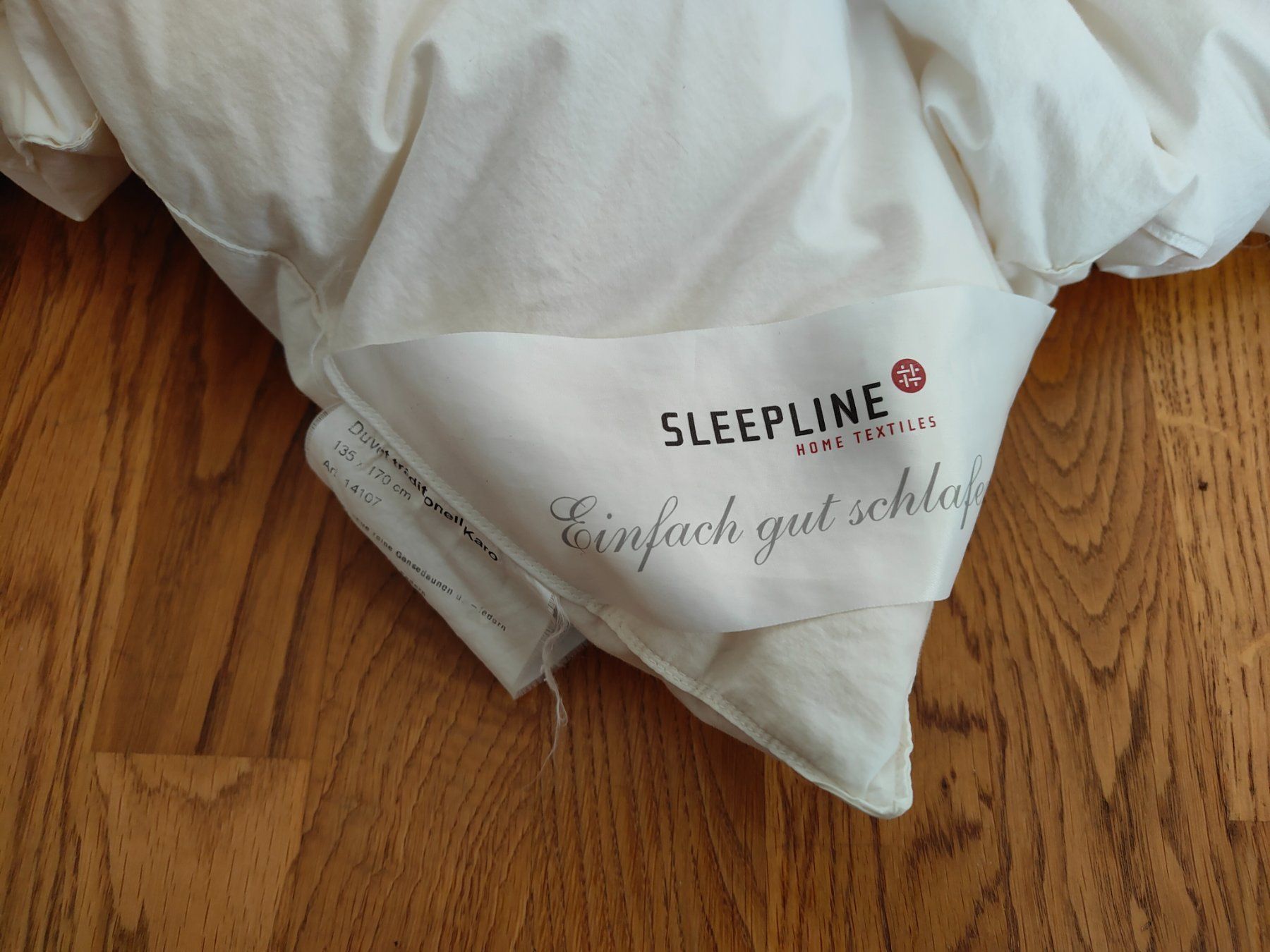 Decken: Sleepline Kinder Daunenduvet – Gebraucht aus Olten von  1