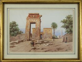 Rudolf Johann Weiss (1846–1933) Tor des Ptolemaios III, 19J.