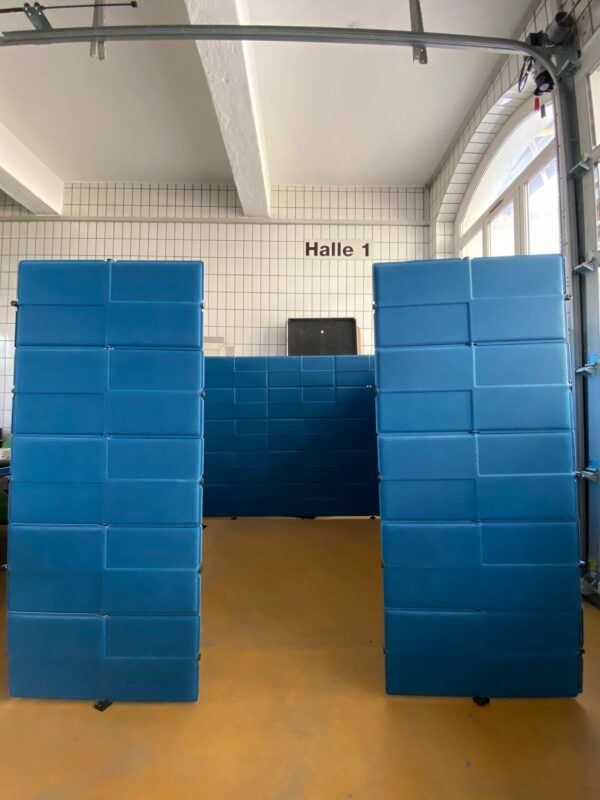 Paraventi: USM Privacy Panels blau – Usato da St. Gallen venduto da MSMoebelhandel 2