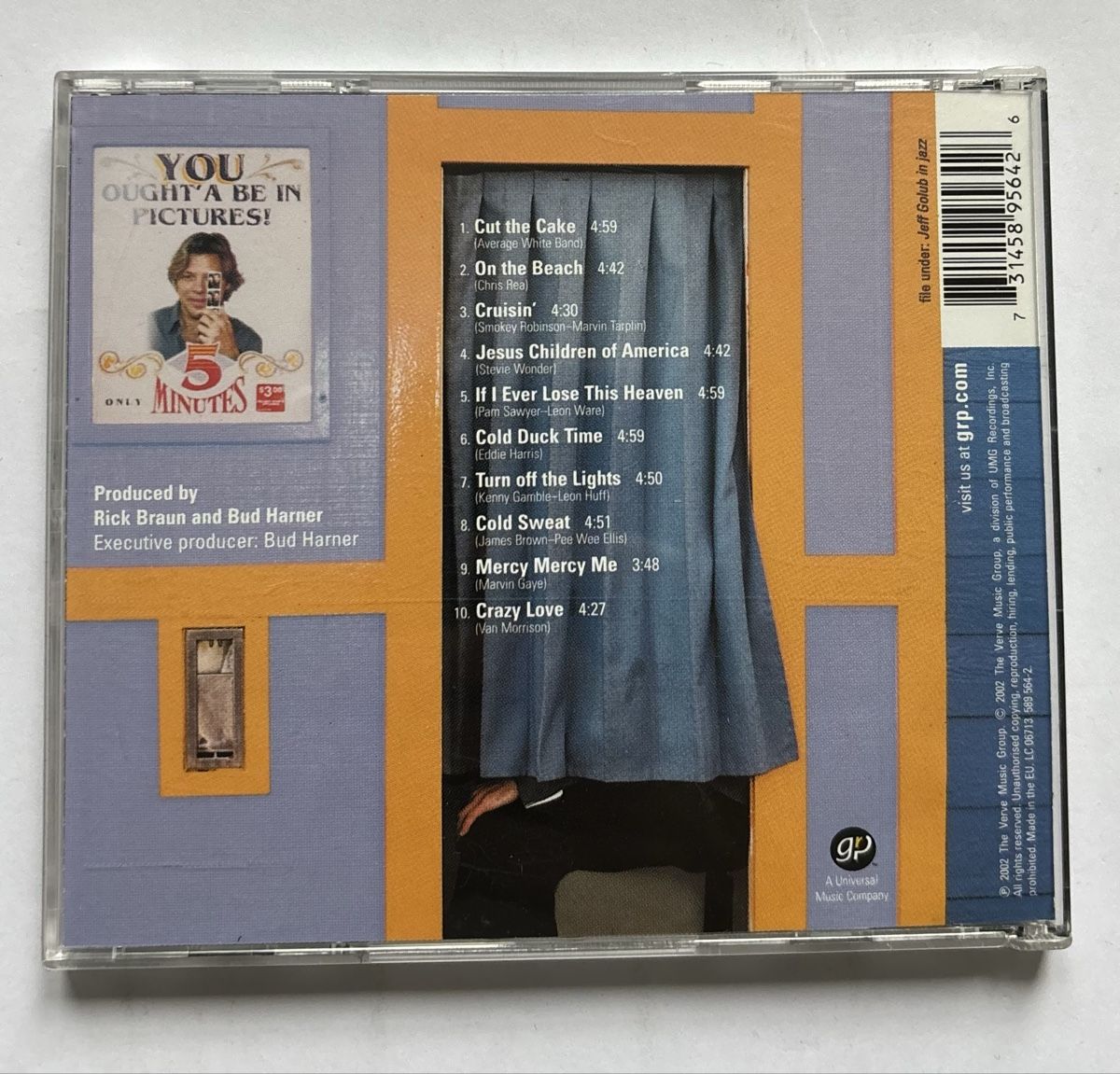 CD: CD Jazz "Do It Again" - Jeff Golub - NM/VG+ – Usato da Neuchâtel venduto da Deivid2 3