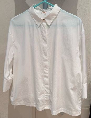 Marc Cain Bluse, weiss, Gr. N4, 40 OverSize Top Zustand
