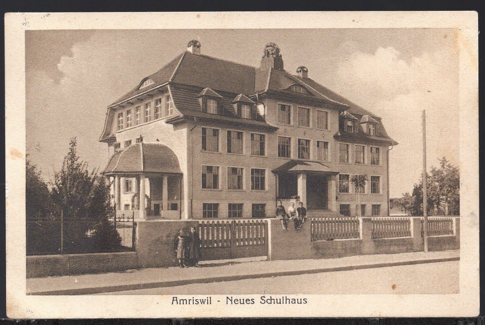 Cartes postales: Amriswil - Neues Schulhaus  1927 – D'occasion à Aarau par kufi44