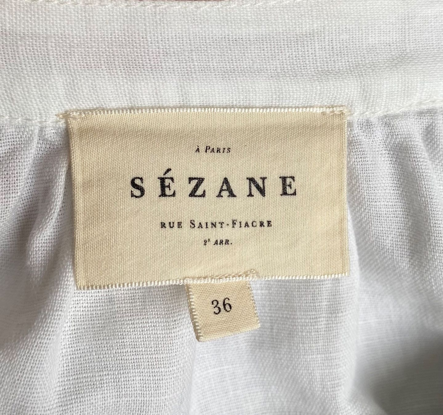 Sezane Blusen: Sézane Bluse aus Leinen/Baumwolle Grösse 36 – Gebraucht aus Oberwil BL von Leni-Mischi 3