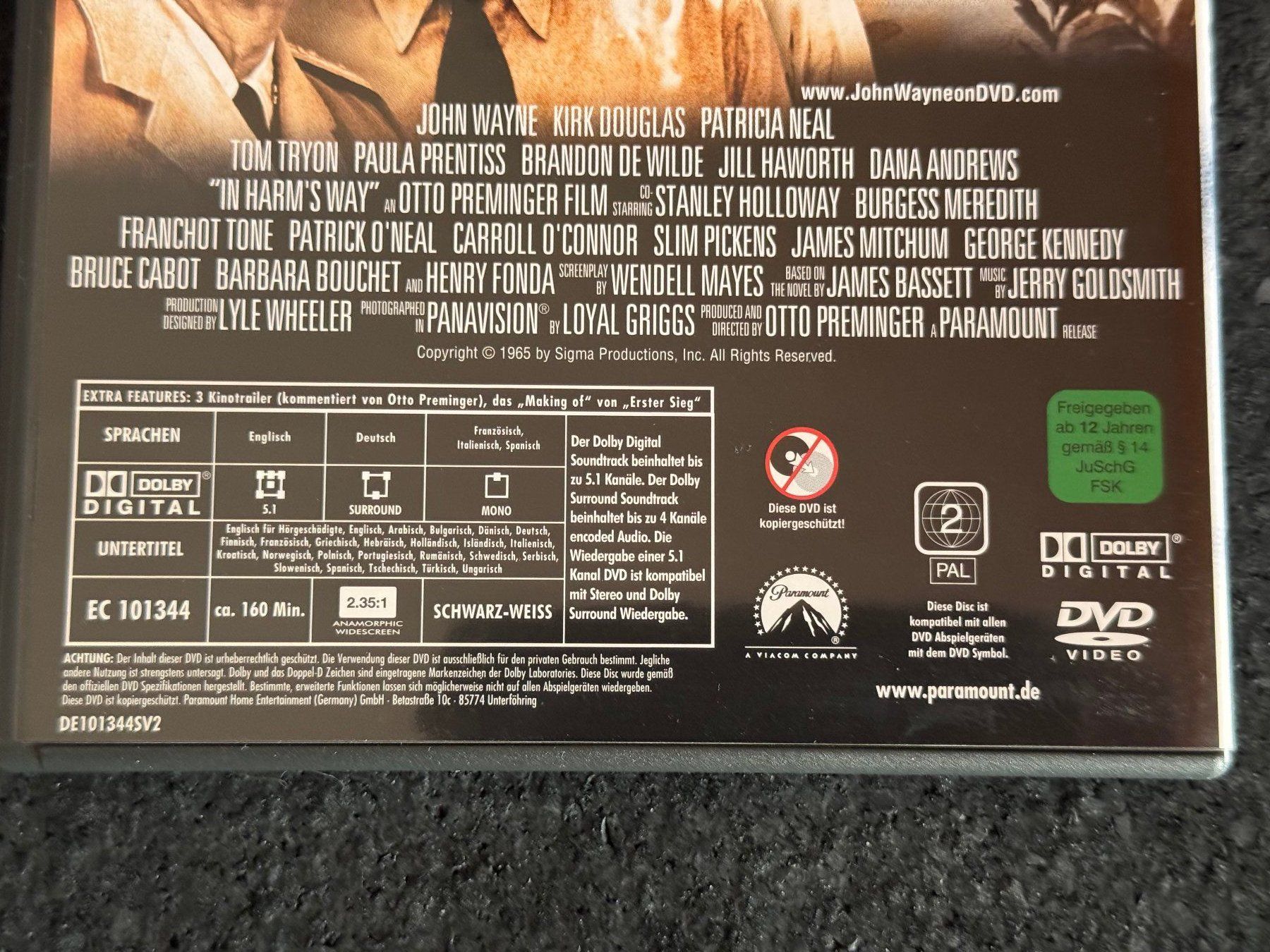 Tutti i DVDs: Erster Sieg - John Wayne Collection DVD DE/EN/FR/IT/SP – Usato da Fribourg venduto da tschjoly 3
