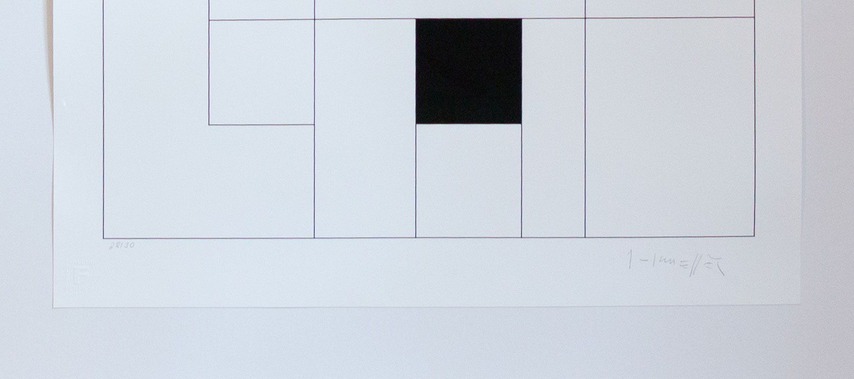 Dipinti: Gottfried Honegger - 3-D Komposition mit blau – Usato da Basel venduto da bigmbh 2