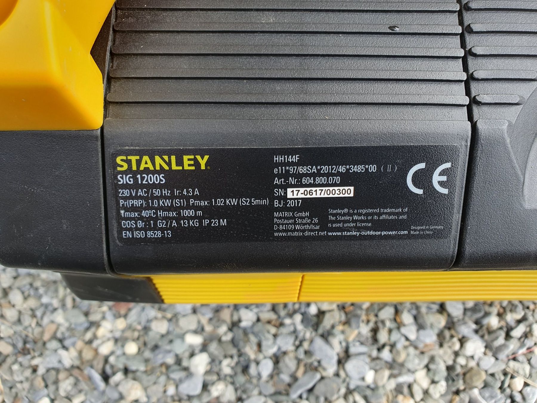 Stanley Generatori di corrente: Génératrice (Groupe électrogène) Stanley – Usato da Finhaut venduto da sof_j2wn 5
