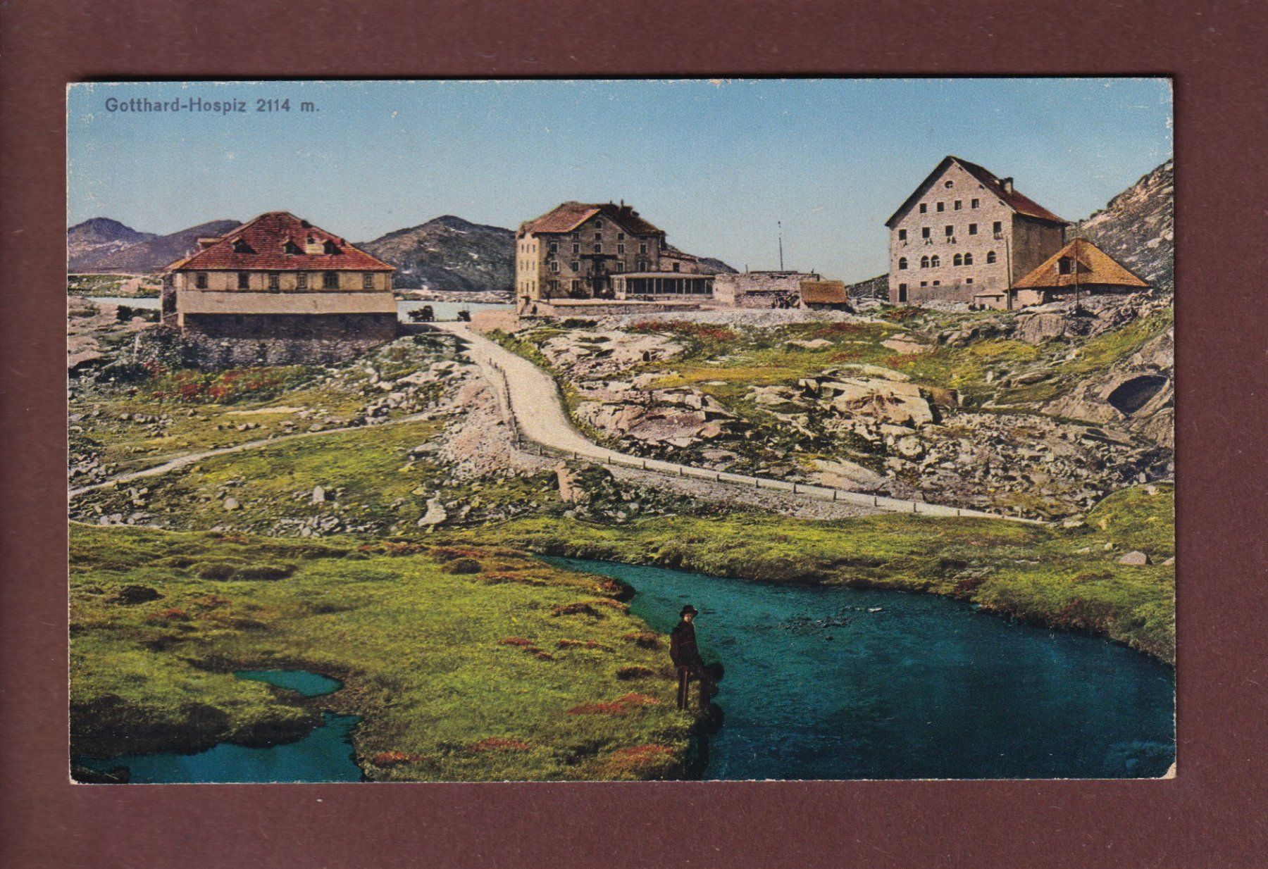Cartoline postali: GOTTHARD-HOSPIZ – Usato da Pully venduto da nicecards