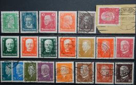 Deutsches Reich ex. Kat. 388-422 */gest. 1926/28