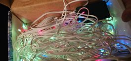 180er Lichterkette Aussen Innen 3,80m lang mit 8 Modi ✨🎄💡❄
