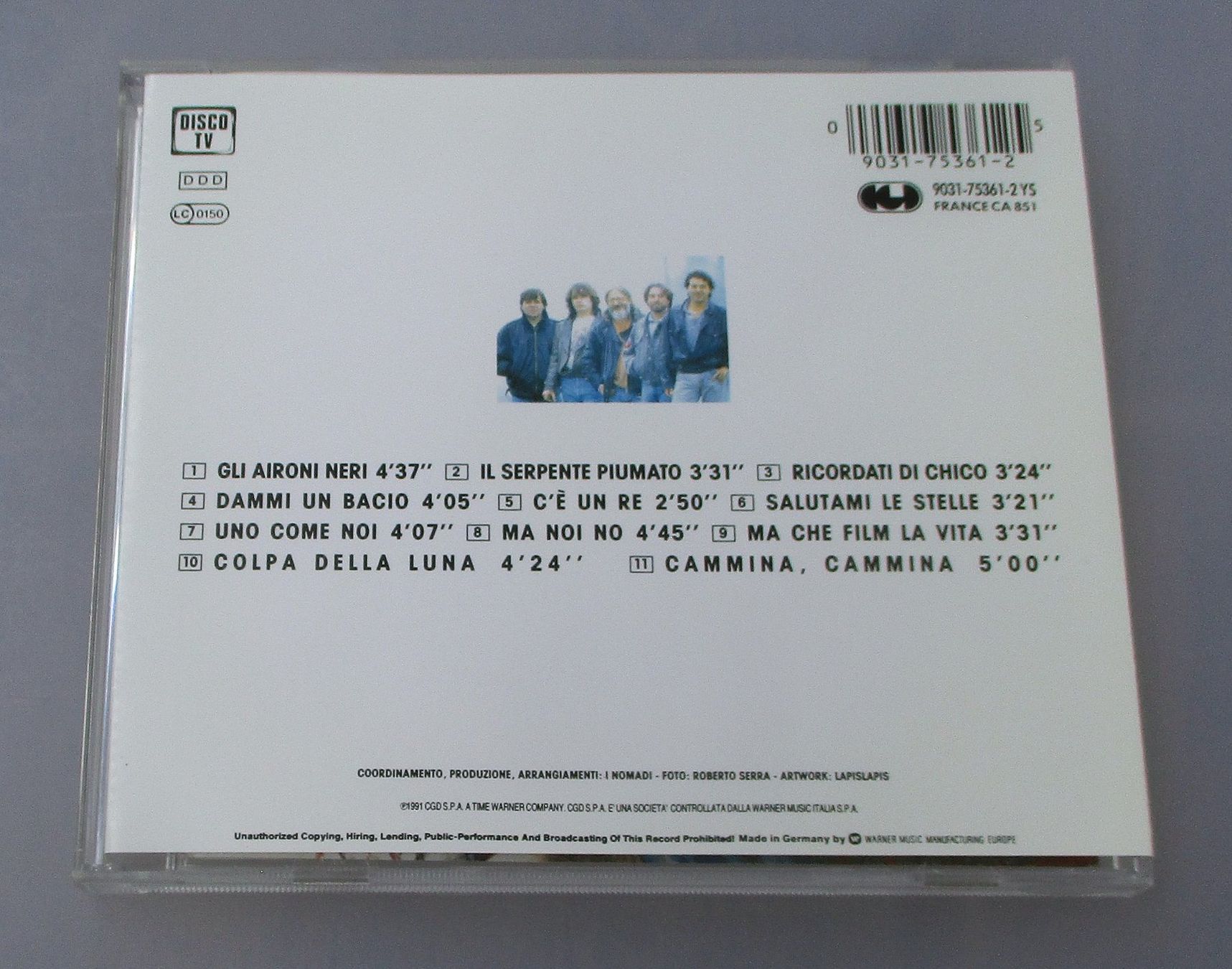 CD: NOMADI - Gente come noi – Usato da Wattwil venduto da Muriel11 1