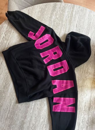Jordan Hoodie - Schwarz/Pink Gr122-128