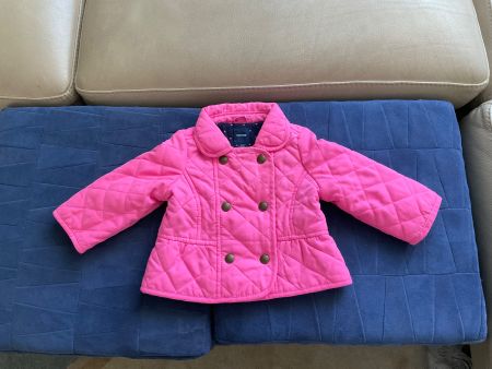 Baby Gap Veste matelassée rose, Taille 6-12 mois, comme neuf