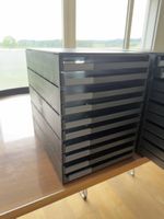 1x styro Schubladenbox styroval pro 10 Fächer schw. Nr. 3/3