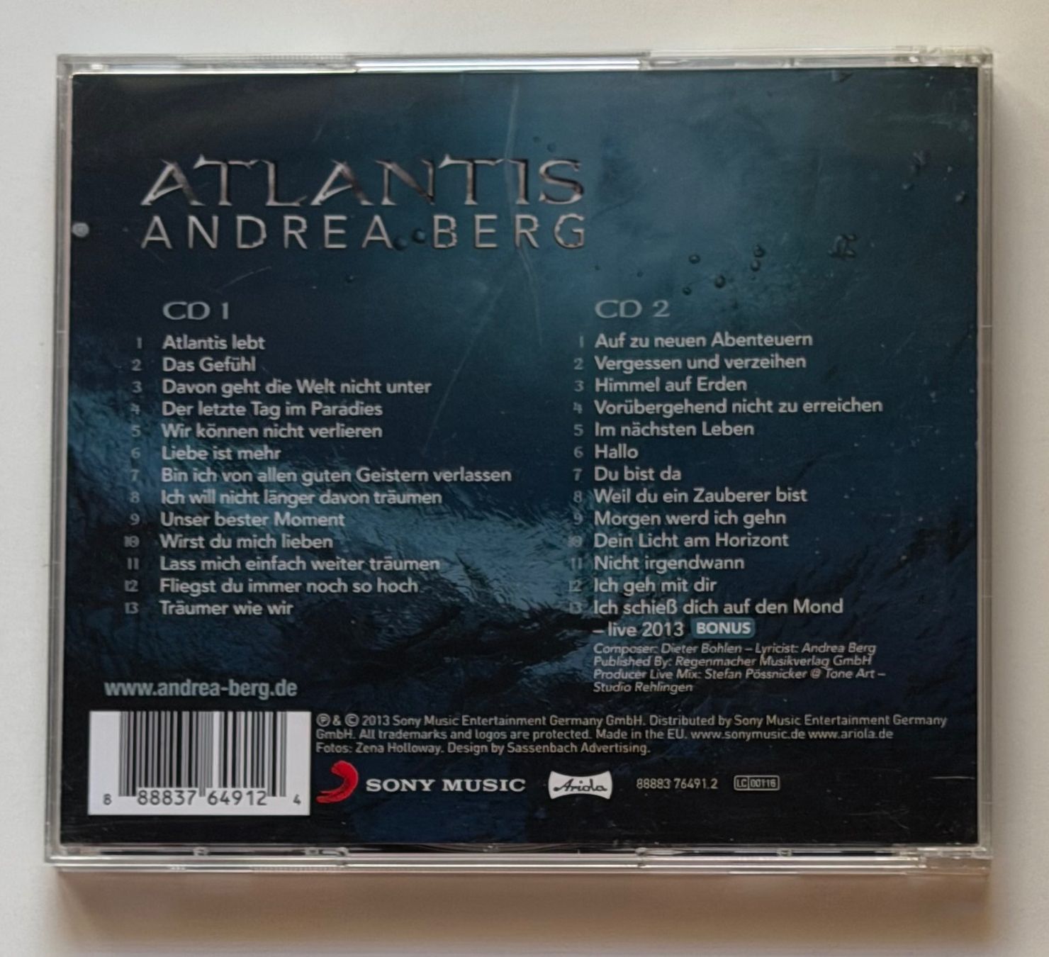 CDs: Andrea Berg / Atlantis (2 CDs) – Gebraucht aus Näfels von rottabi 1