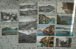 Tessin,   13 Spezielle Ansichtskarten  Diverse