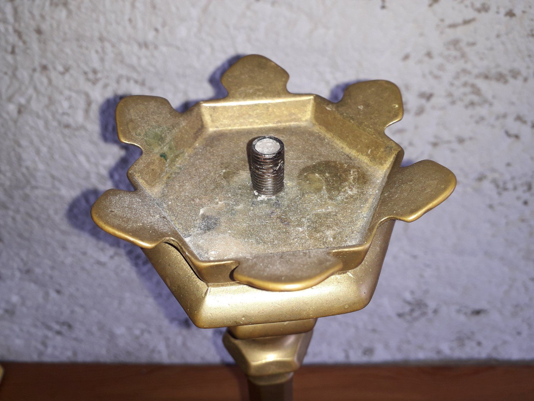 Portacandele: Antiker Kerzenständer  aus Messing - Altar Leuchter – Usato da Aeschi b. Spiez venduto da BAO 6