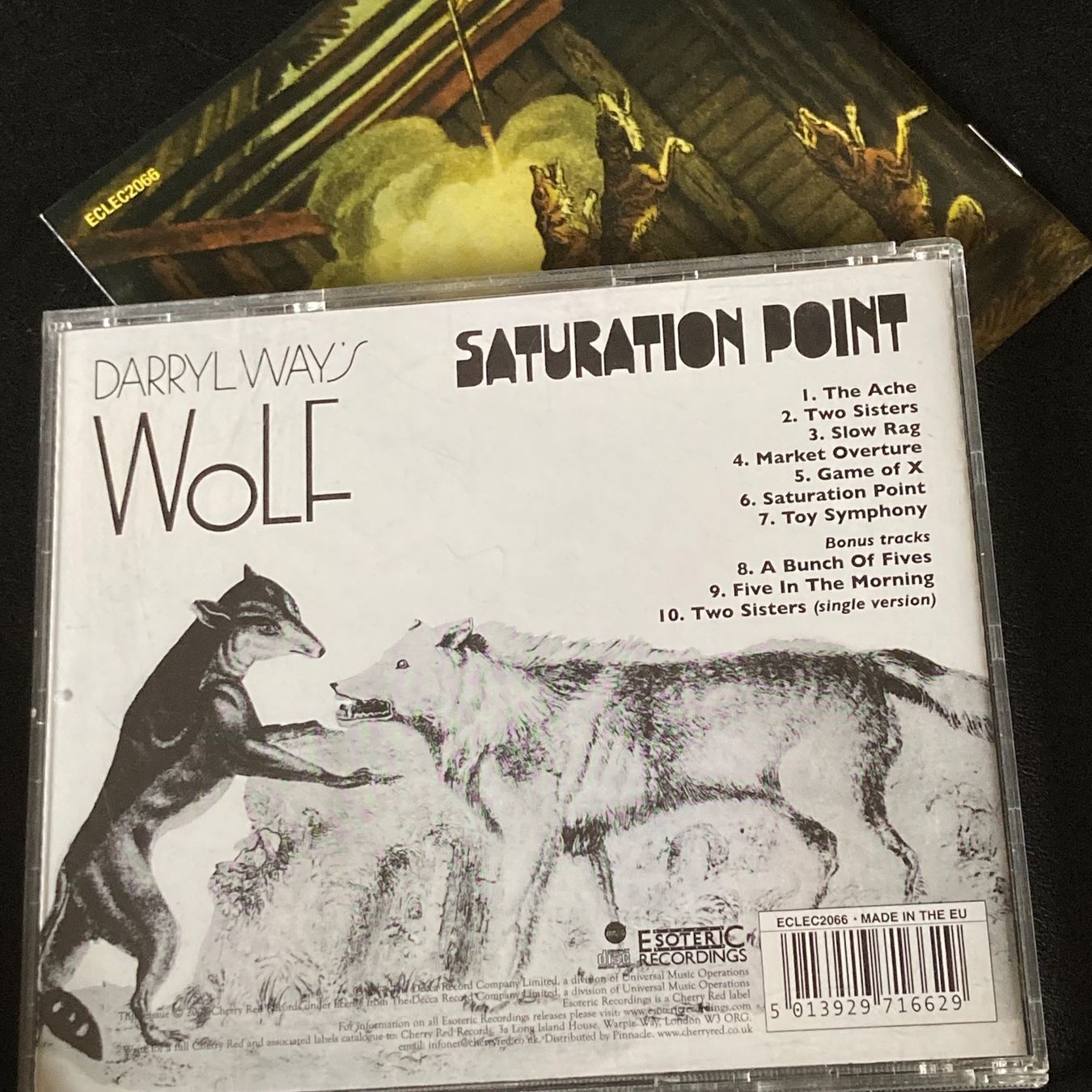 CD: Darryl Way's Wolf - Saturation Point – Usato da Bern venduto da Ntsamina 1
