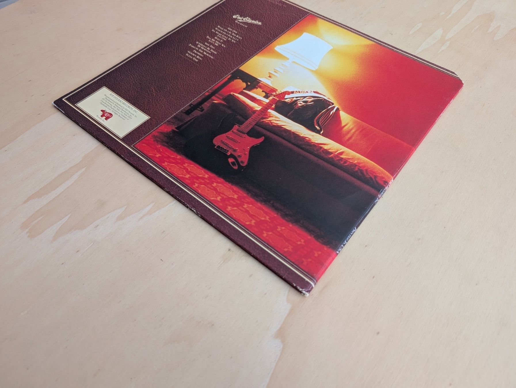 Vinyles: Eric Clapton – Backless  US 78 – D'occasion à Ebikon par soundundvielfalt 3