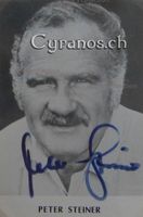 Peter Steiner (1927-2008) Schauspieler - Autogramm