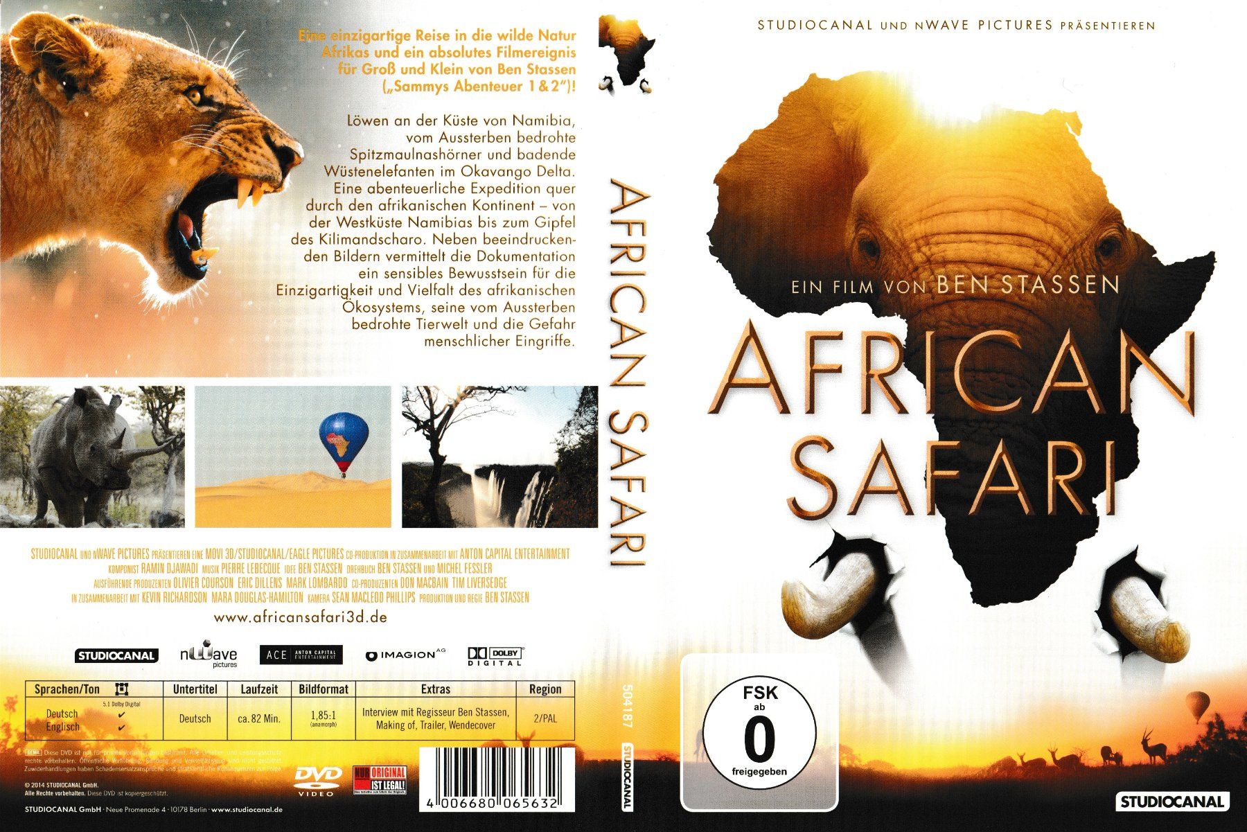 Alle DVDs: DVD - African Safari – Gebraucht aus Langnau am Albis von MediaRescuerKeLoX