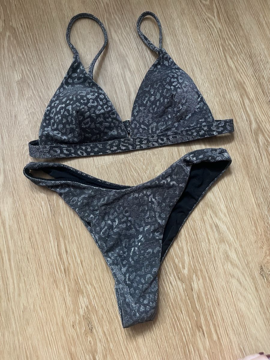 Costumi da bagno & Bikini: Bikini in Glitzer Leomuster – Nuovo (secondo la descrizione) da Zürich venduto da ale_t