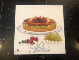 Kuchen Teller Glas Kristall
