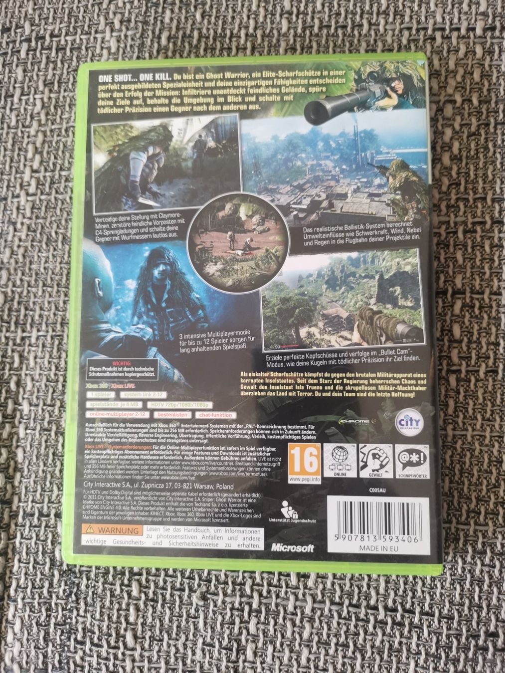 Microsoft Spiele: X-Box 360 Sniper Ghost Warrior – Gebraucht aus Längenbühl von Niam99 1