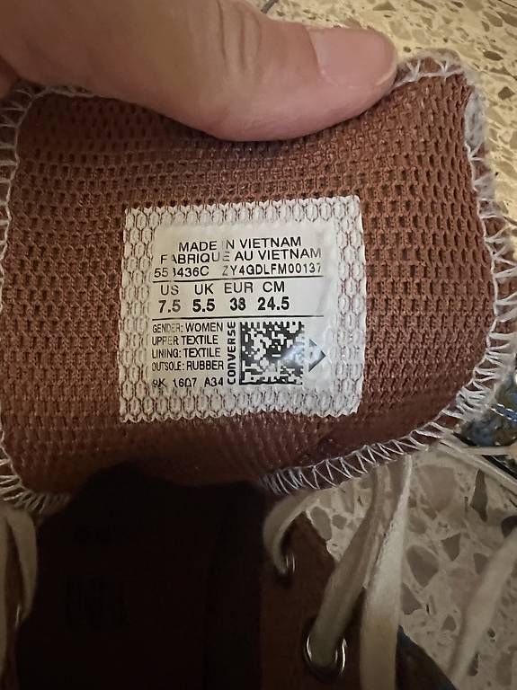 Scarpe da uomo: Missoni Converse, super Zustand, Grösse 38 – Usato da Zürich venduto da severinalinda 4