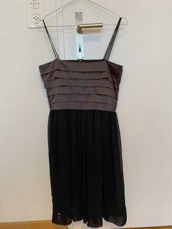 Zara Kleid, braun/schwarz, Gr. S